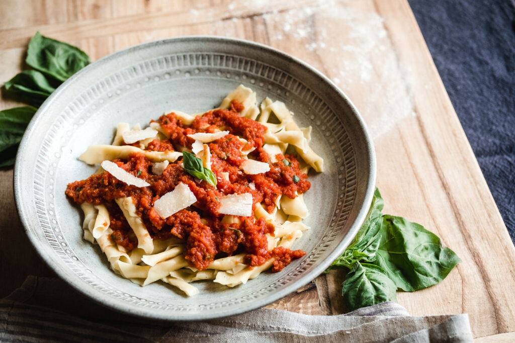 Handmade pasta recipes from The Bend's Farm to Table archives.