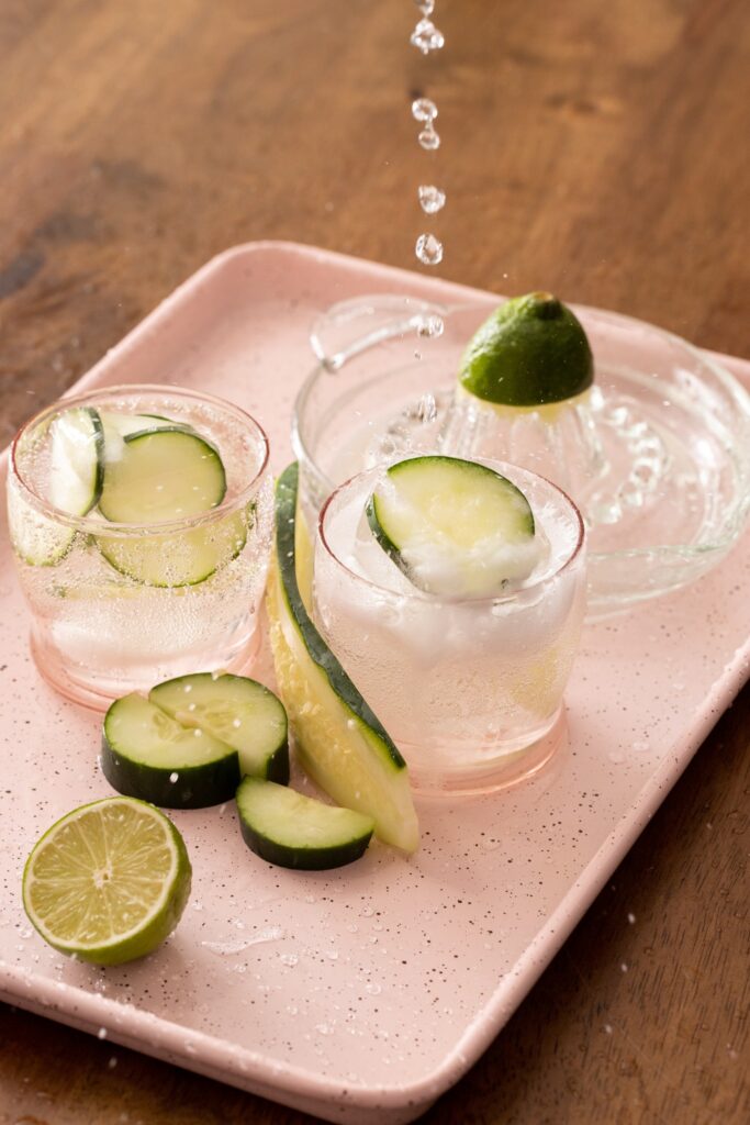 A recipe for tequilia and tonic cocktails from Sweet Life Bake