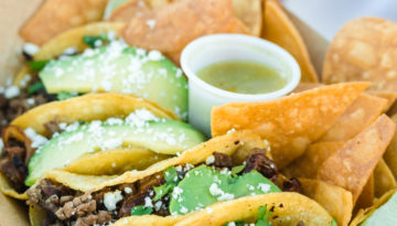 Street tacos at TacoBar Street in corpus christi