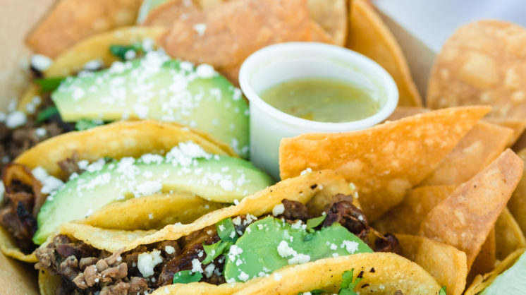 Street tacos at TacoBar Street in corpus christi