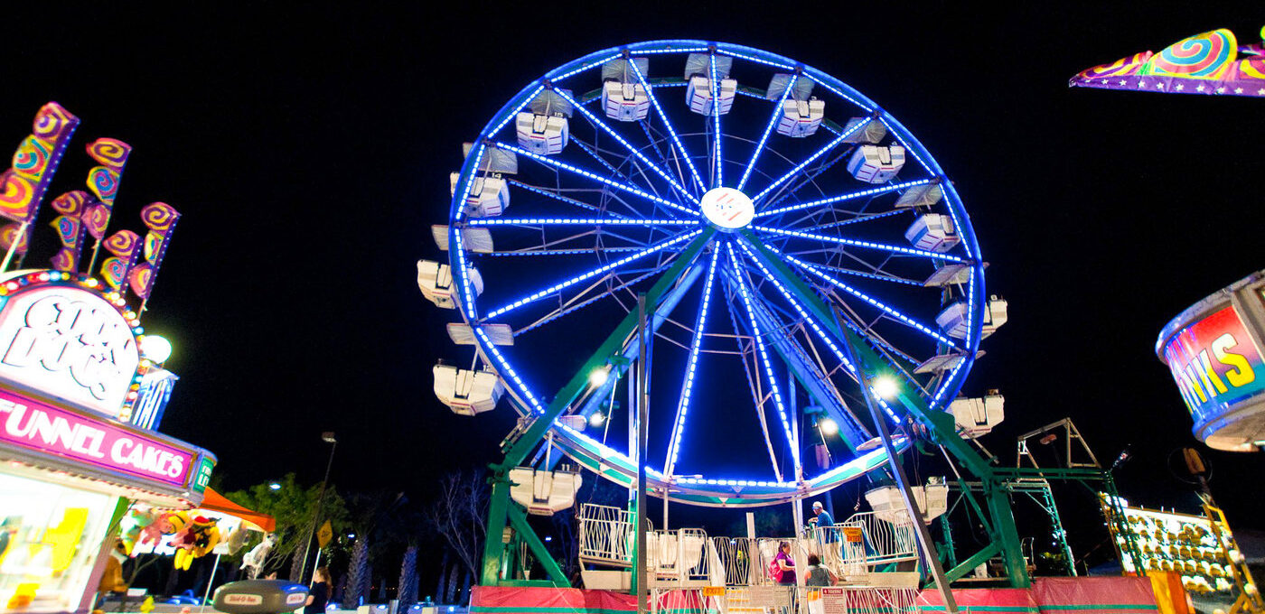 ferris wheel at the Buc Days carnival
