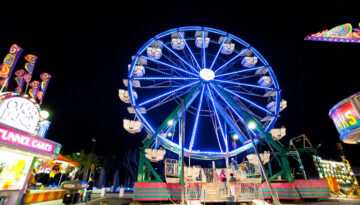 ferris wheel at the Buc Days carnival