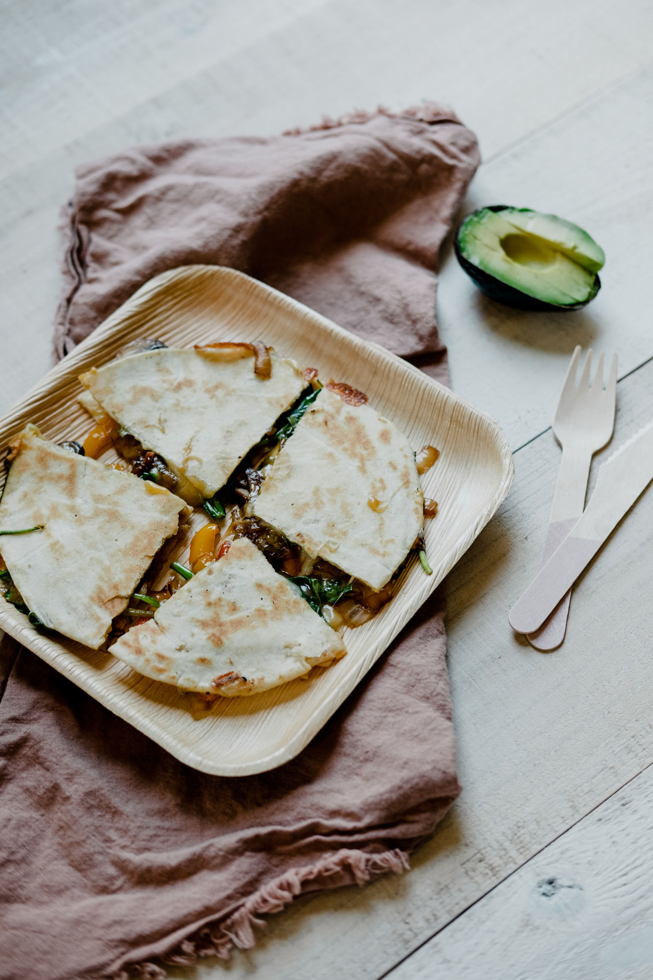 Veggie quesadilla is a great lunch ideas for the kids this school year in Corpus Christi, Texas.