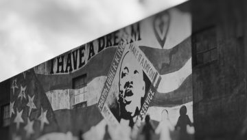 A Martin Luther King Jr. mural on a building in Corpus Christi, Texas.