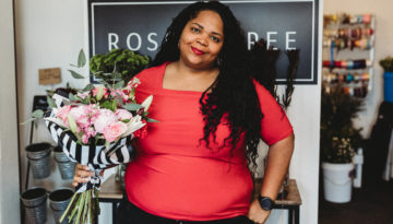 LaToya Rodriguez of Rose Soiree, a unique Corpus Christi florist offers unique Build Your Own Bouquet experience.