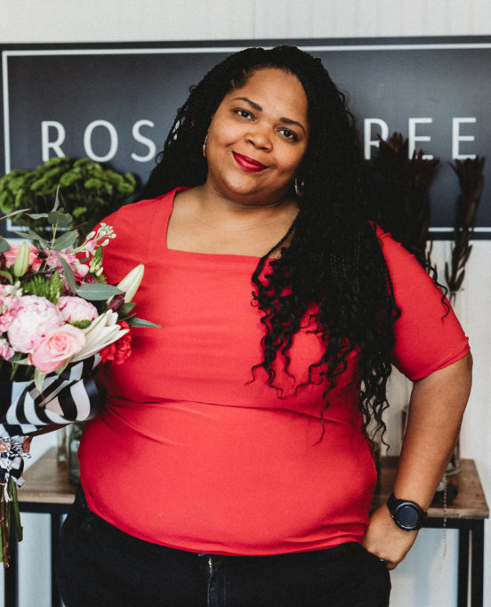LaToya Rodriguez of Rose Soiree, a unique Corpus Christi florist offers unique Build Your Own Bouquet experience.