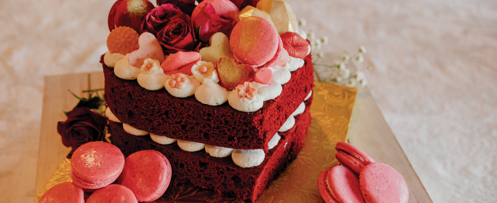 Red velvet cake prepared by In the Mix Baked Goods as they share the recipe to the coveted recipe.