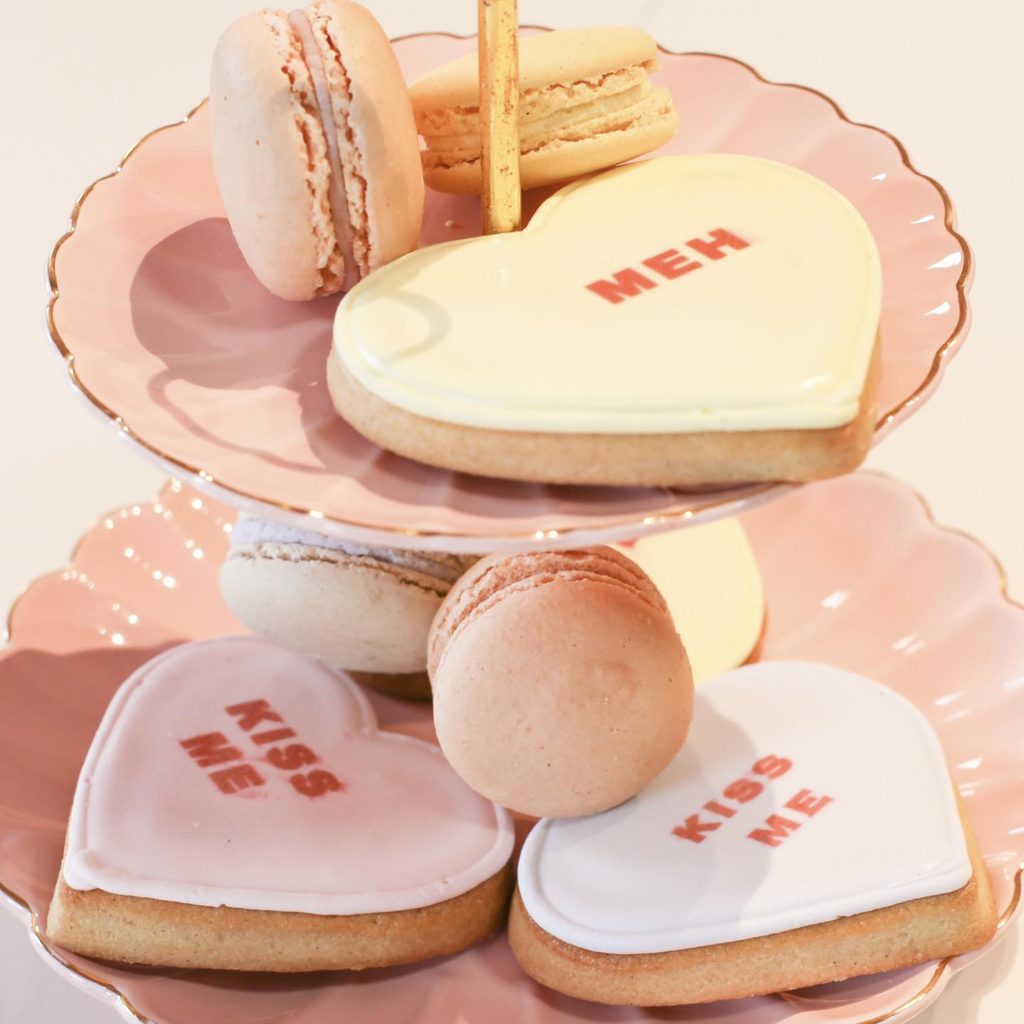 Bien Mérité is serving customized heart-shaped cookies this Valentine's Day in Corpus Christi.