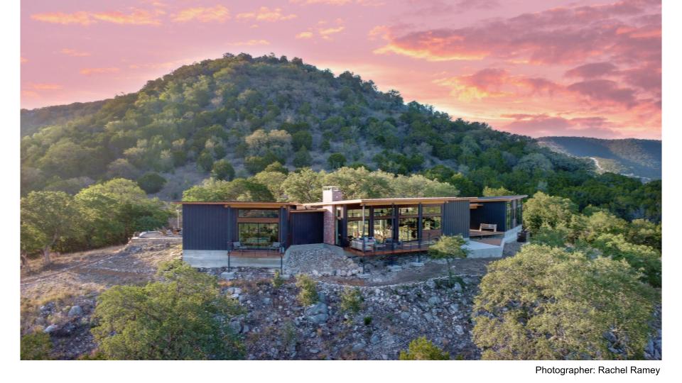 The Frio Residence was awarded the People's Choice Award in the 2022 AIA Design Awards.
