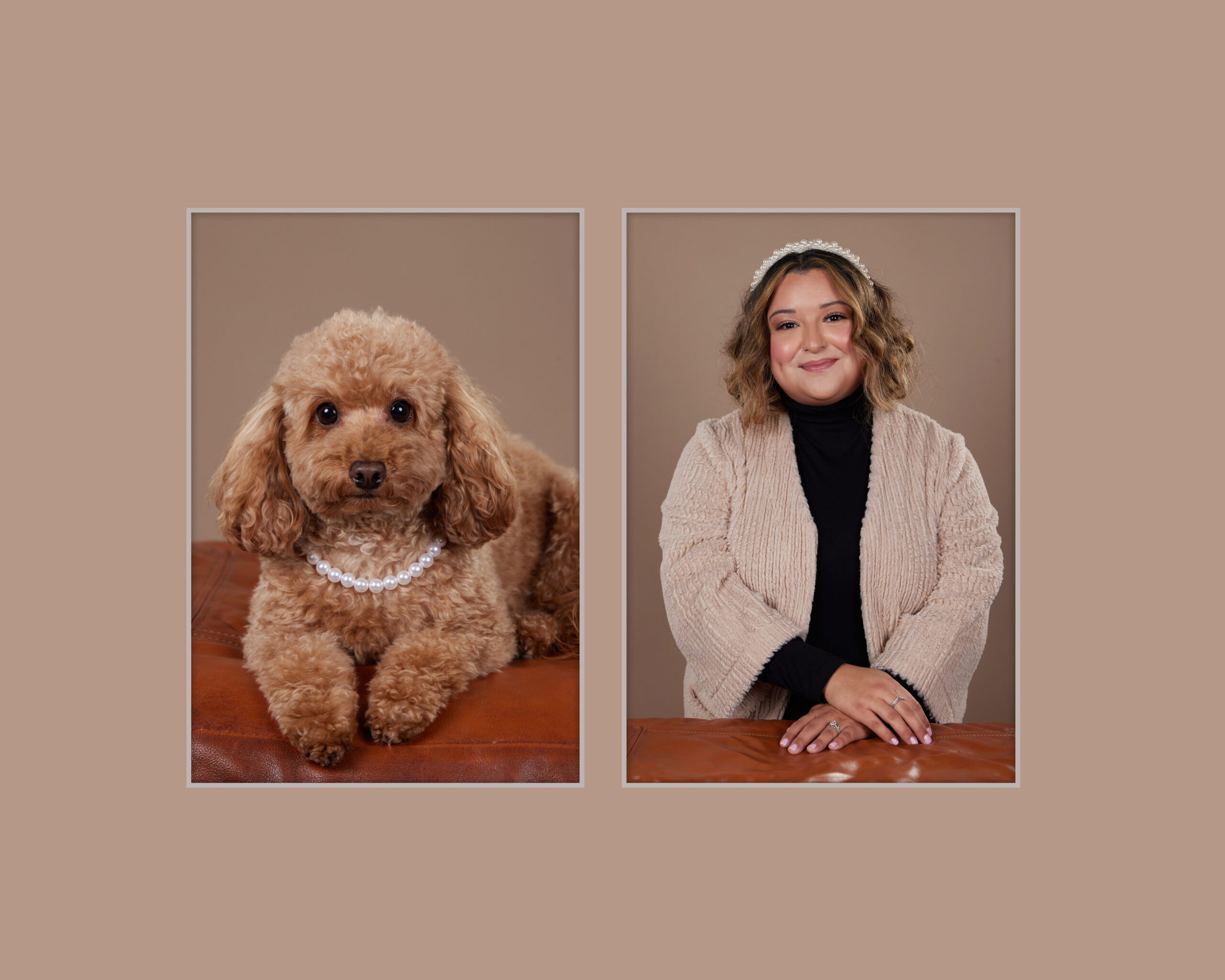 Corpus Christi Pet Lookalikes: Leslie Hipp & Chessie the Mirco Goldendoodle