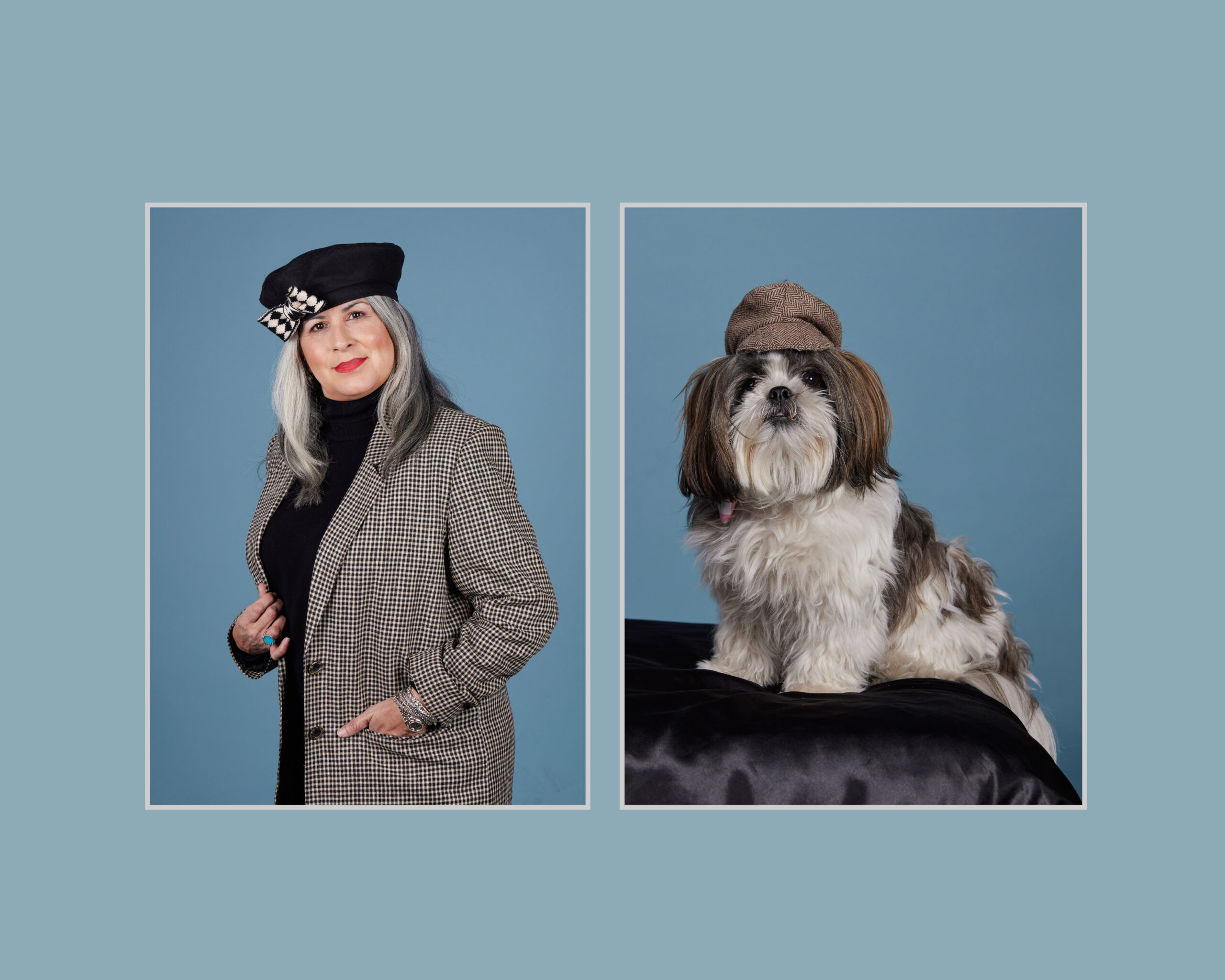 Corpus Christi Pet Lookalikes: Jennifer Saski & Simon the Shih Tzu.