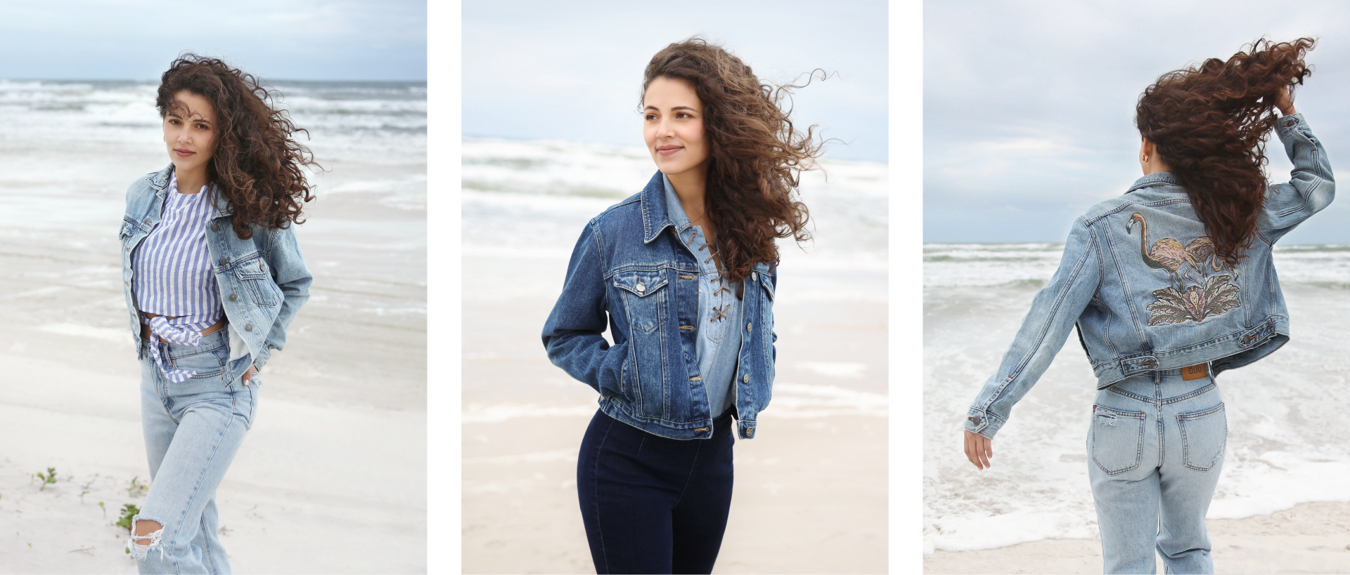 A variety of items in a denim wardrobe offer versatility and dependability for every season.