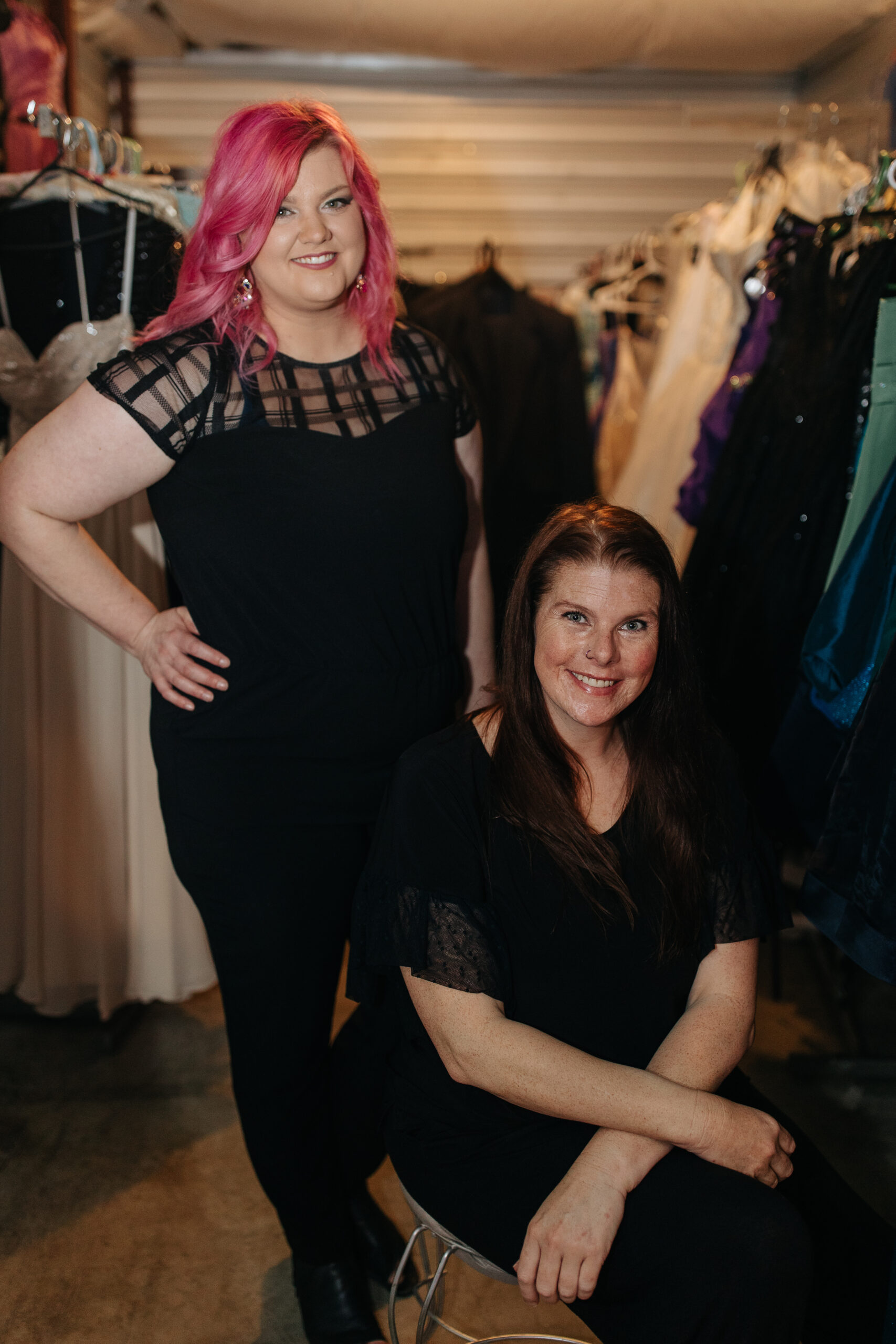 Teresa Hunter and Kacie Stanford of Coastal Bend Fairy Godmothers.