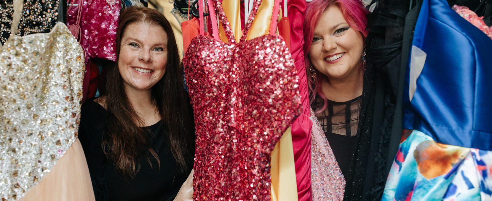 Coastal Bend Fairy Godmothers helping to make prom memorable for underprivileged youth through free loan of dresses and accessories.