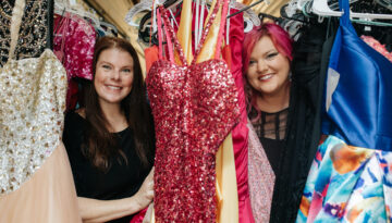 Coastal Bend Fairy Godmothers helping to make prom memorable for underprivileged youth through free loan of dresses and accessories.