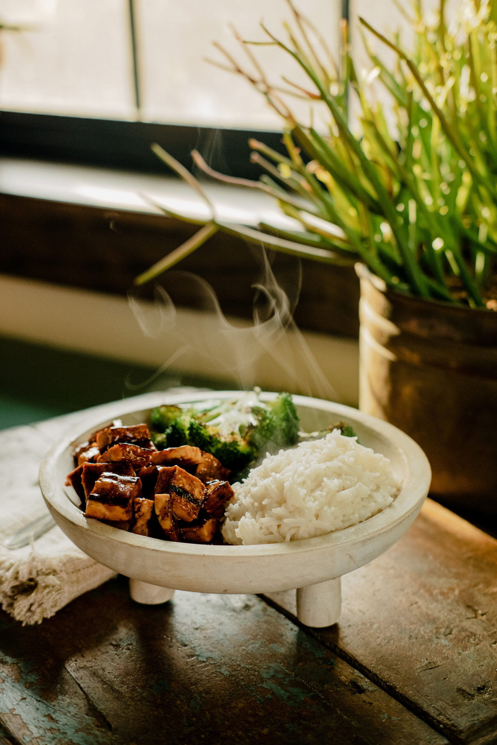 Vegan Recipes: Grilled Barbecue Tofu.