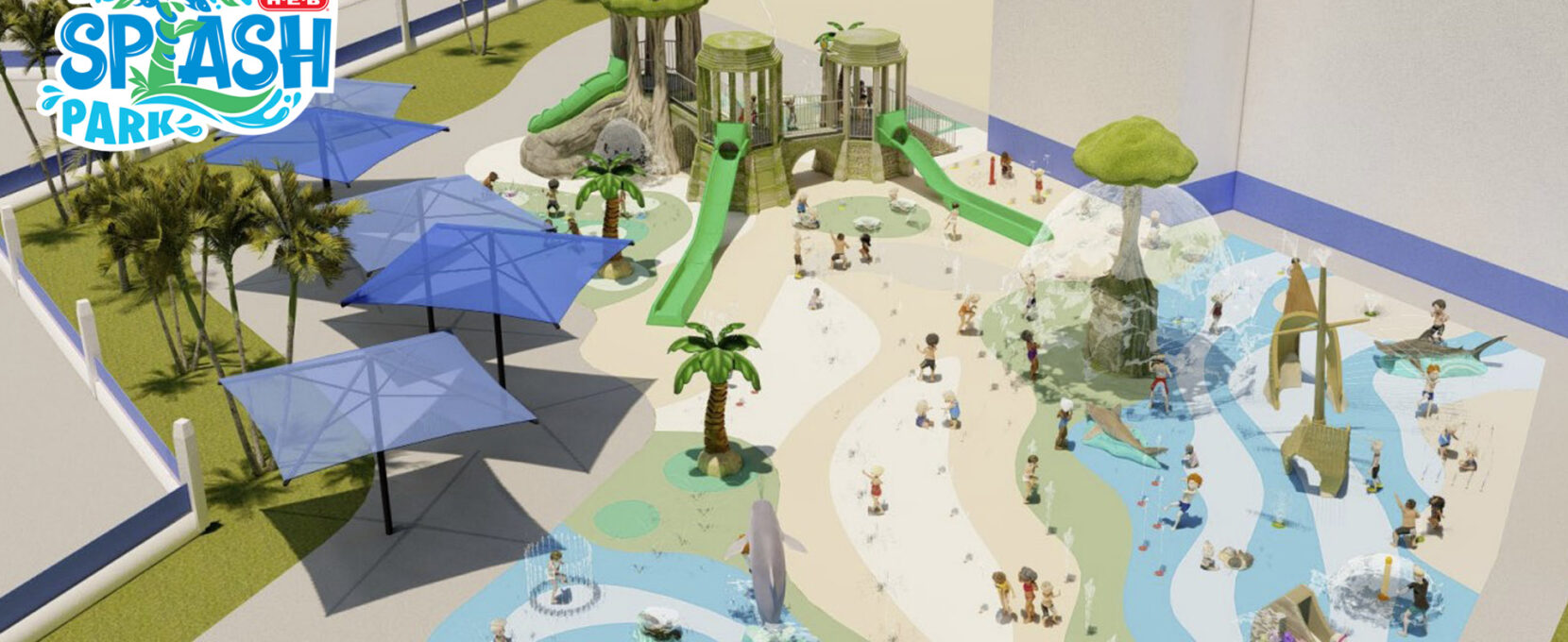 Texas State Aquarium set to open a new H-E-B Splash Park this summer.
