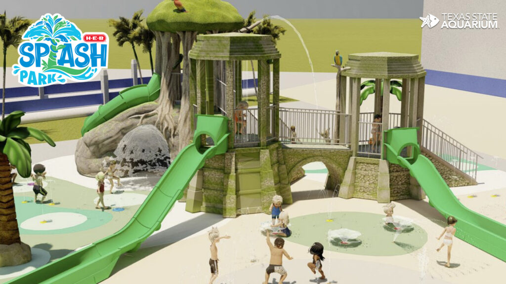 Texas State Aquarium set to open a new H-E-B Splash Park this summer.