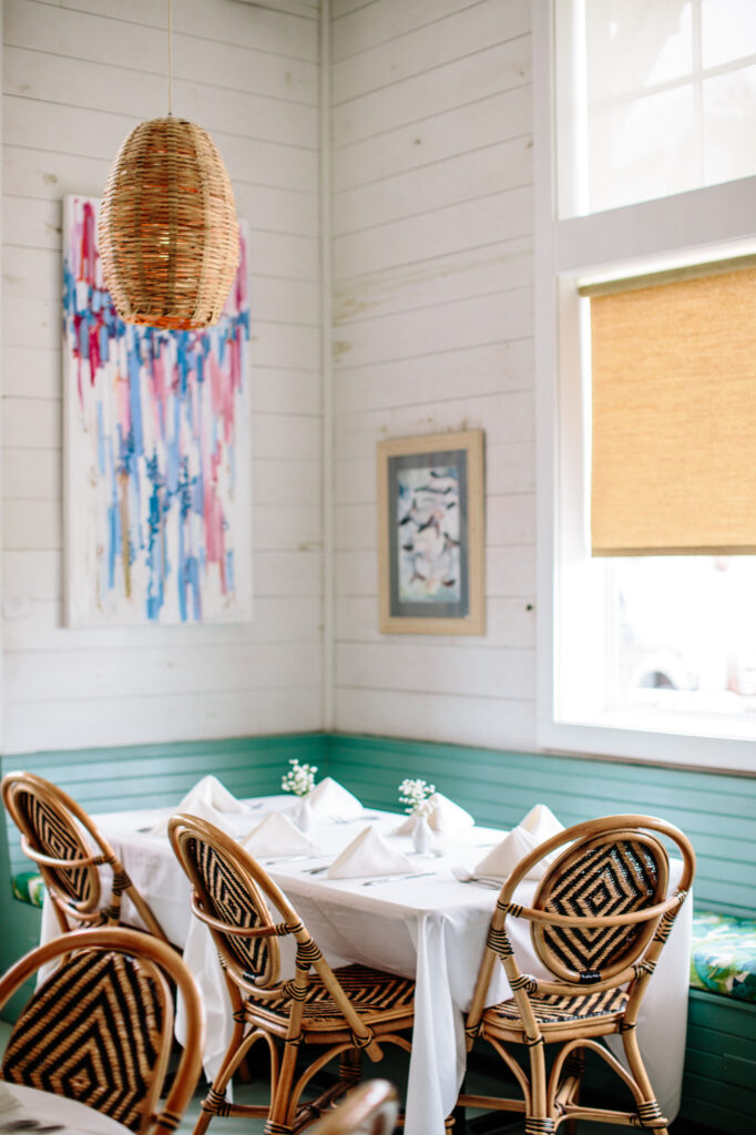 Lisabellas in Port Aransas, Texas located inside Cinnamon Shores. 