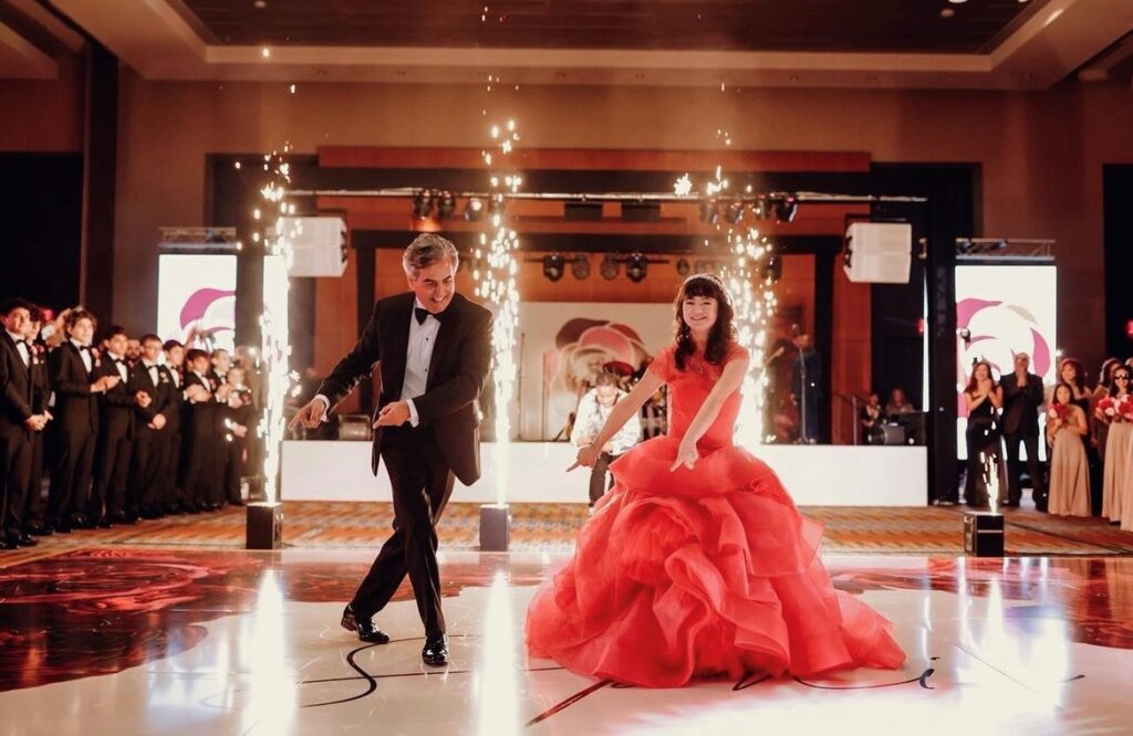 An event taking place at the American Bank Center. 