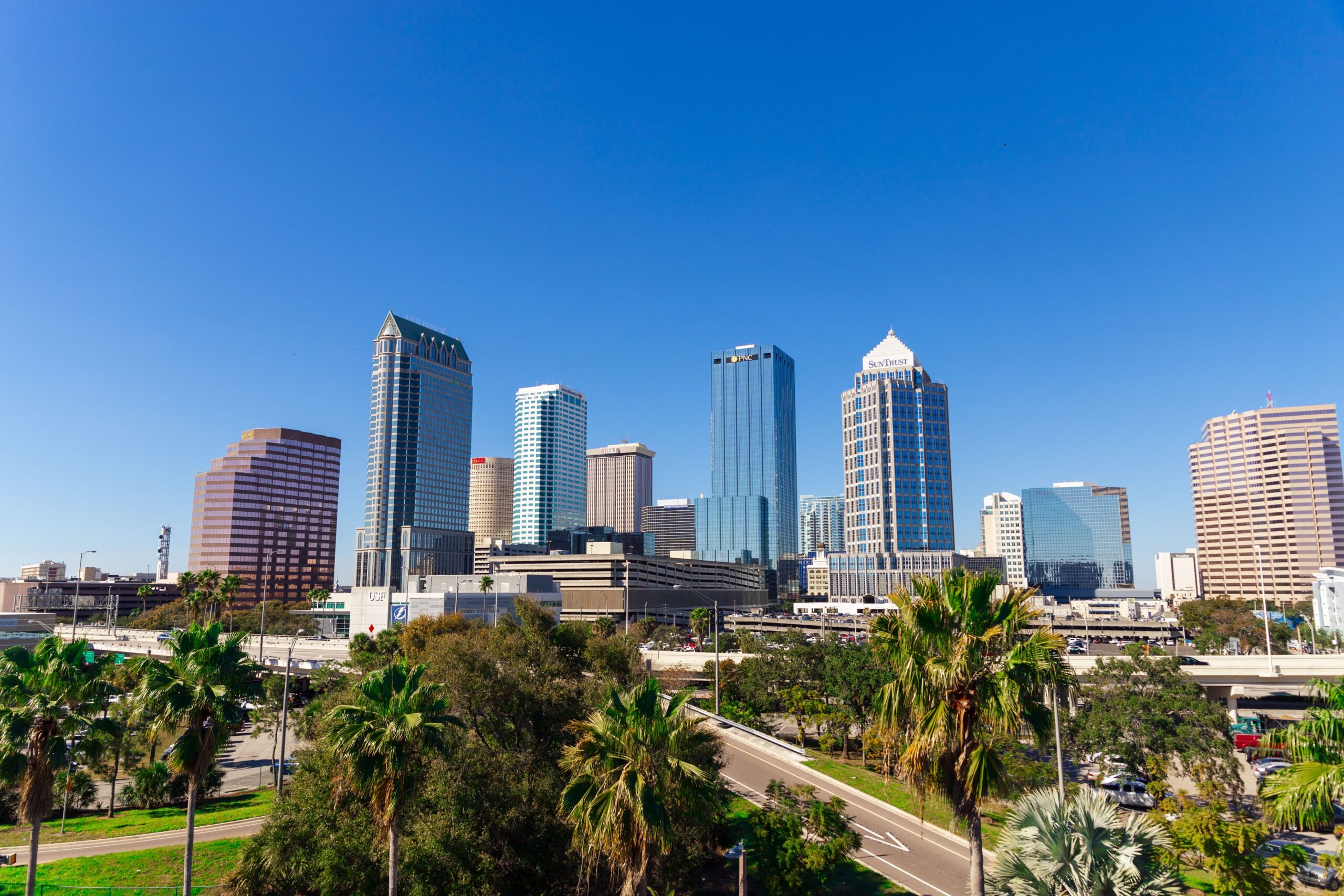 Photo of Tampa Bay skyline in the Sun Coast.