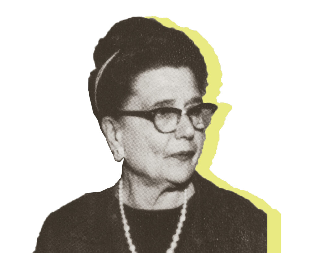 portrait of Jovita Mireles of whom Mireles Elementary was named after. 