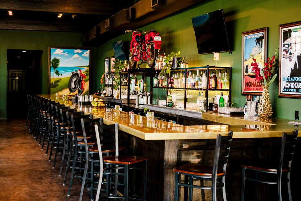 The bar top at The Annex spans an impressive 42 feet