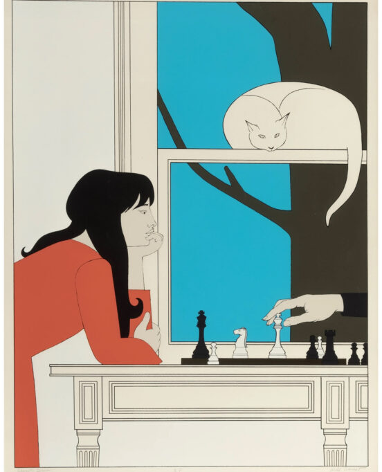 Artwork by Will Barnet, Seventh Season, 1975