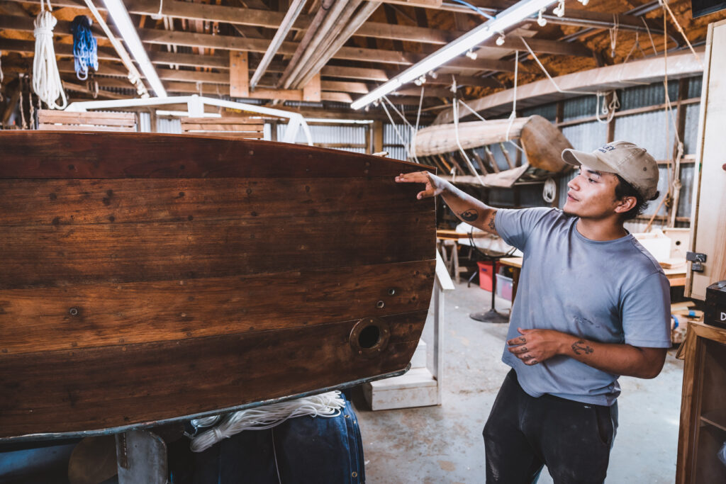 A current photo from Farley Boat Works in Port Aransas, Texas. 