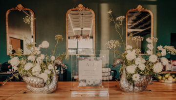 A photo of a table at The Roughain.