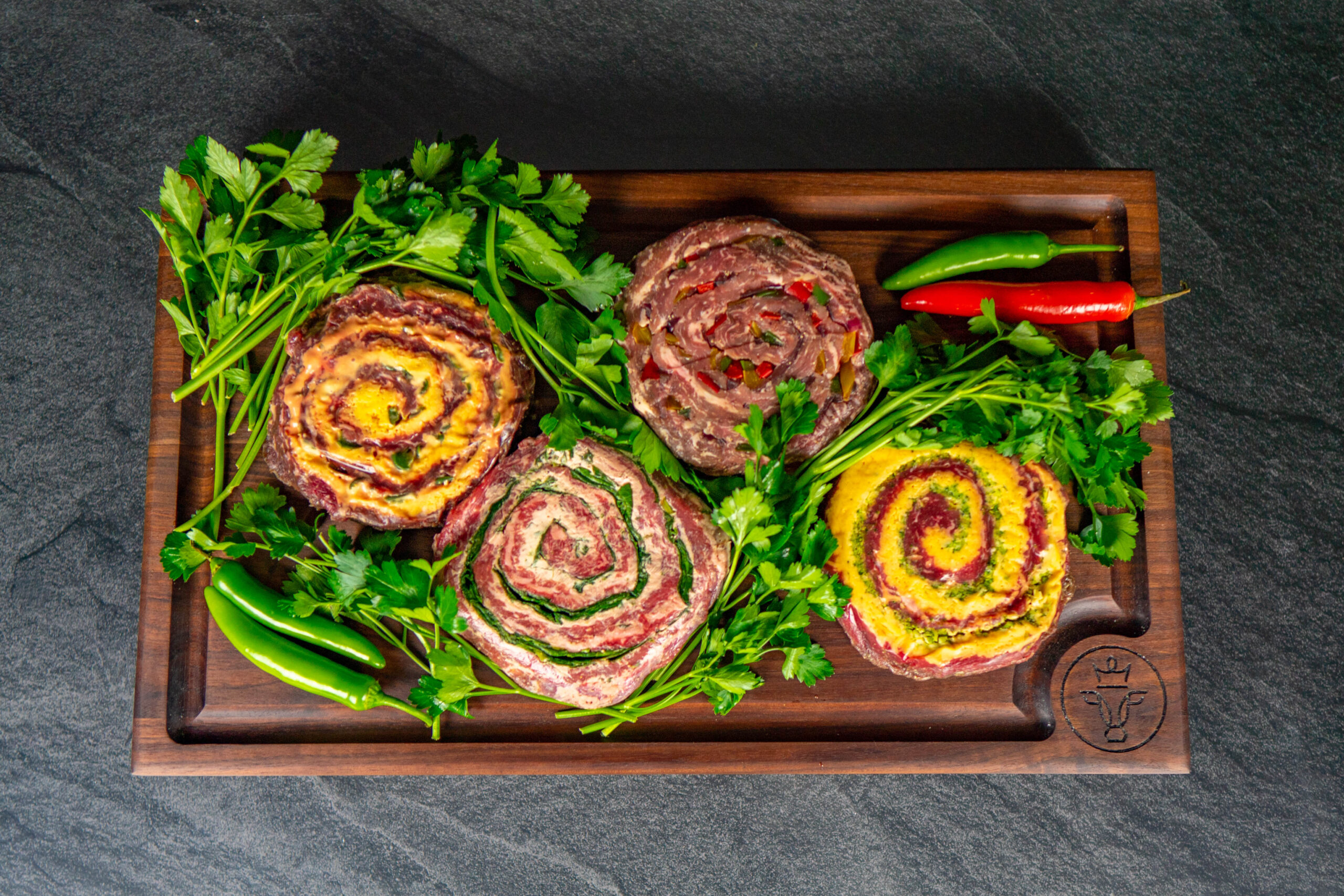 Fajita Pinwheels from Champs Meat Market 