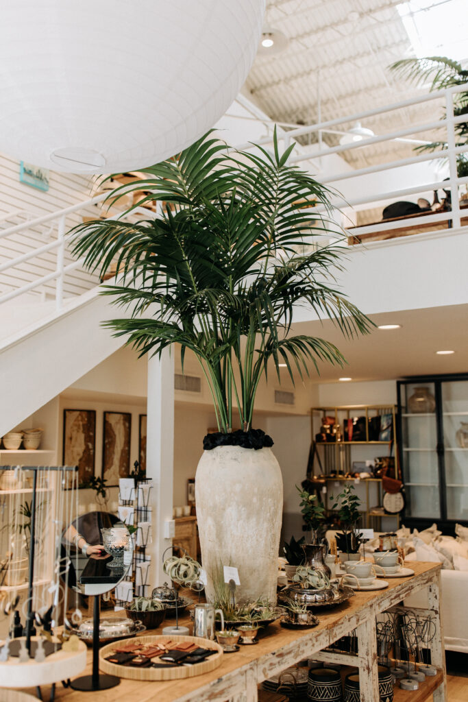Interior shot of Wildflowers located in Downtown Corpus Christi, Texas.