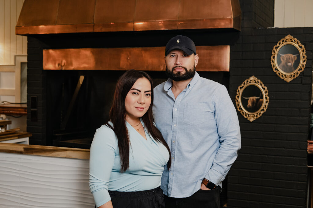Las Braza’s Cocina Bar and Grill owners Sarah and Franco Longoria.