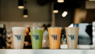 smoothies from Hemispheres Cafe