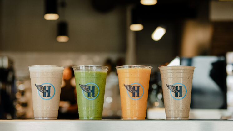 smoothies from Hemispheres Cafe