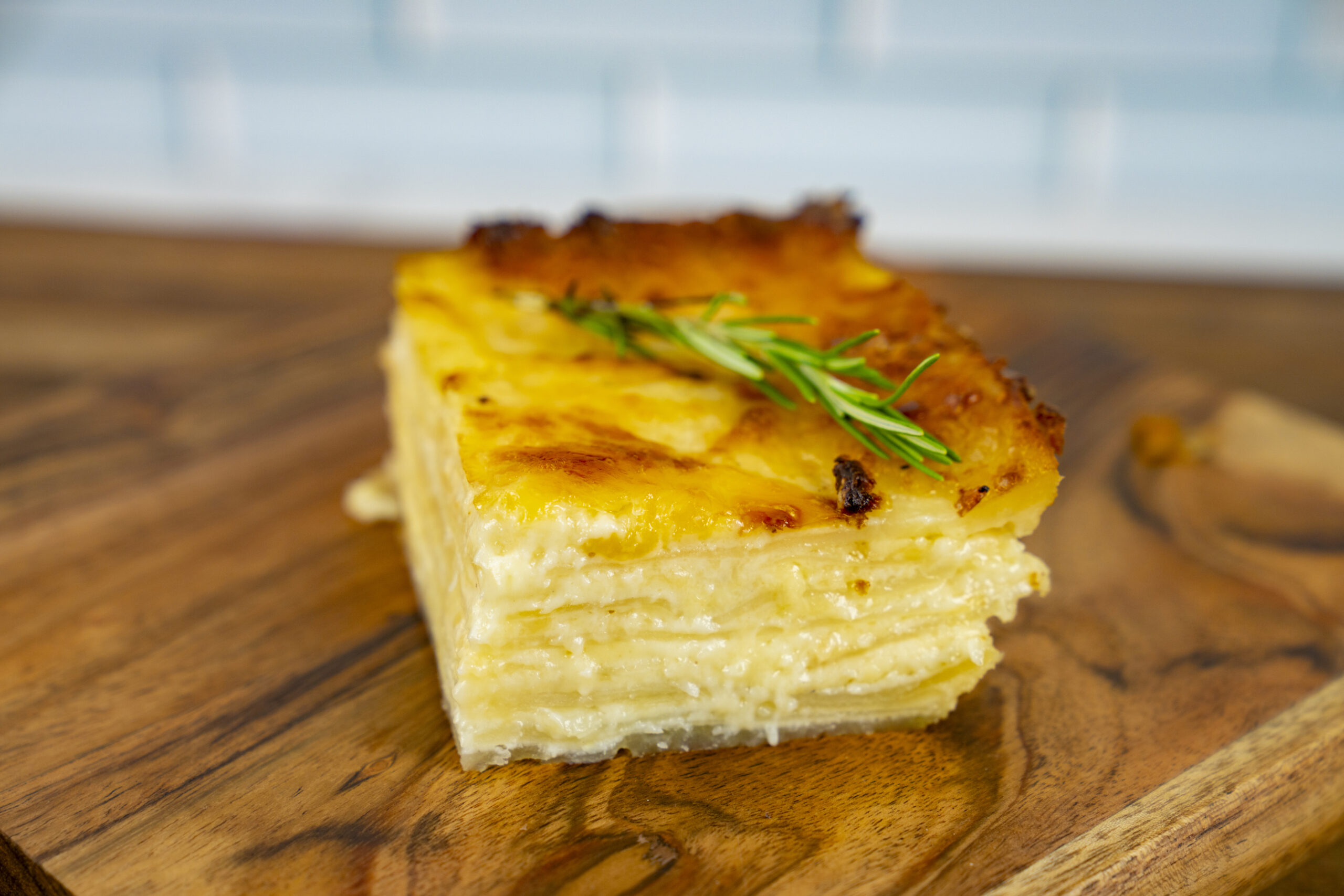 potatoes au gratin from Champs Meat Market