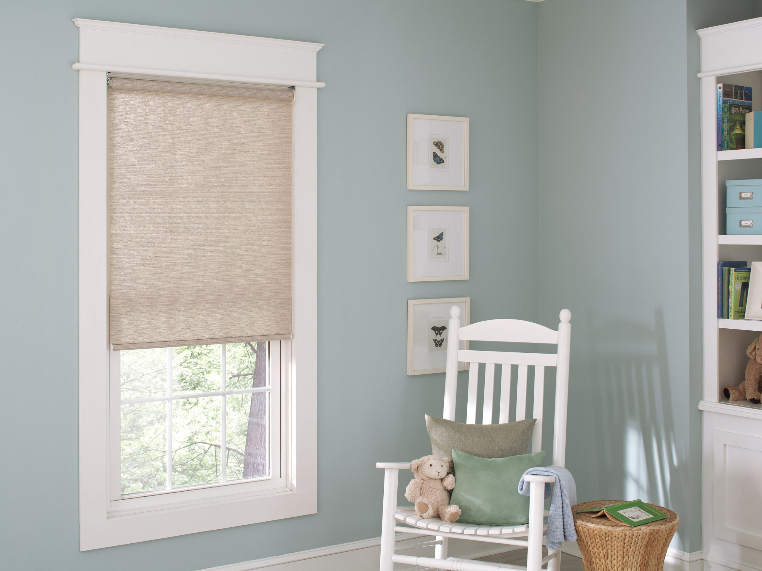 child-safe roller shades from Budget Blinds 