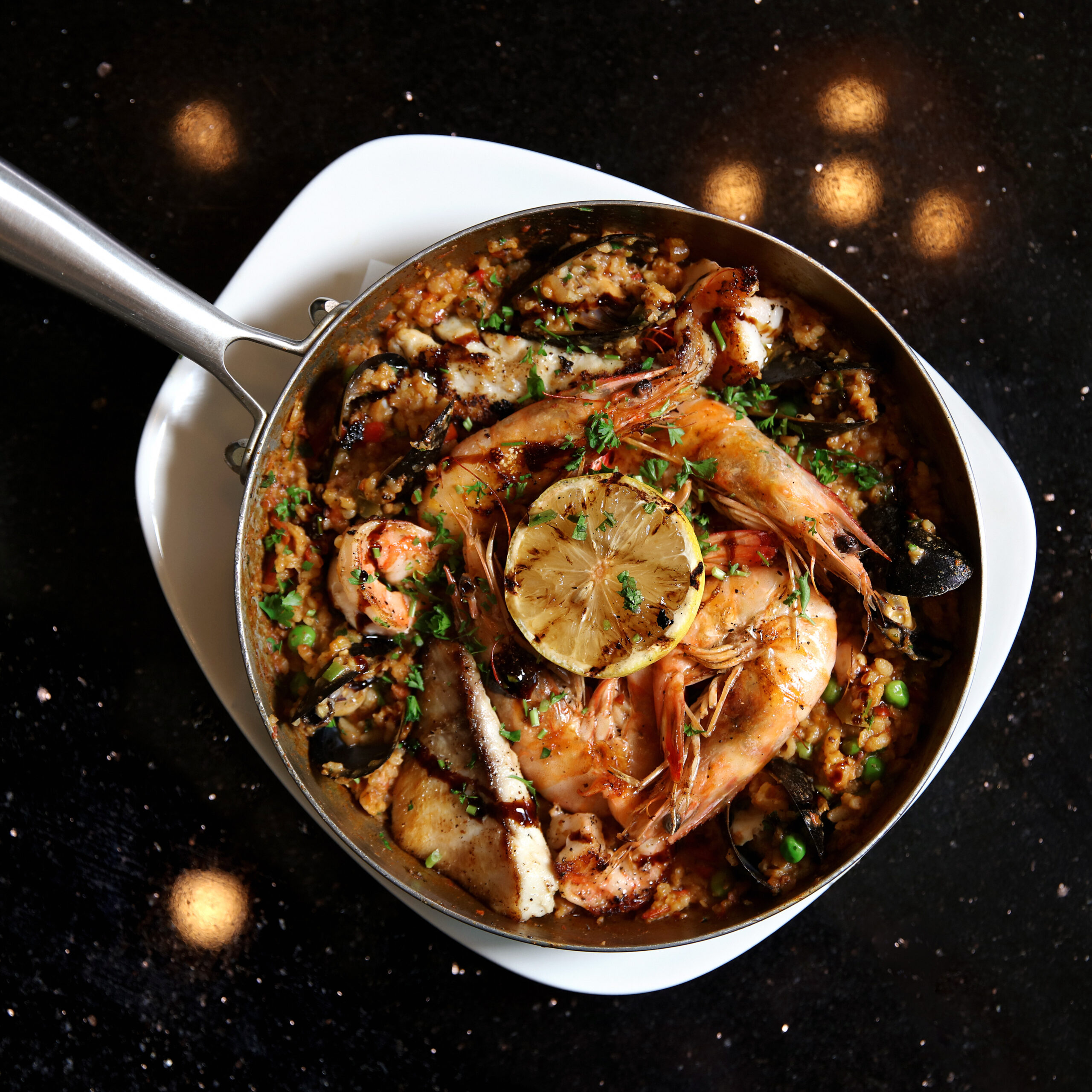 Paella from Gabriela's Seafood + Tapas 