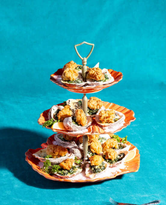 fried oysters rockefeller