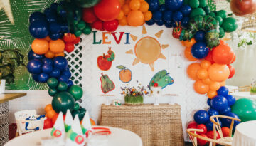 A Very Hungry Caterpillar themed party at BUS Corpus Christi