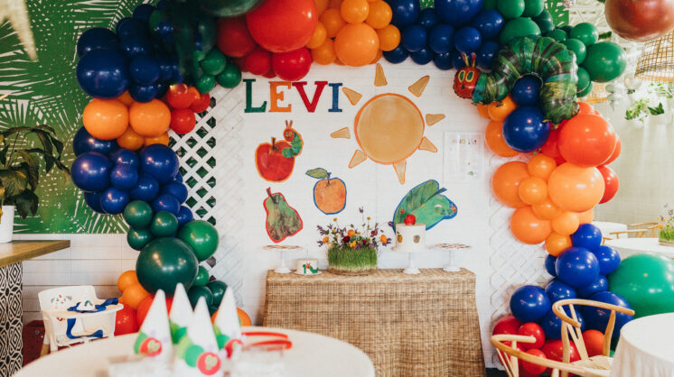 A Very Hungry Caterpillar themed party at BUS Corpus Christi