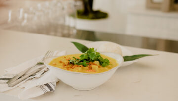 Bkk thai kitchen + bar offers a wide selection of vegan-friendly curry dishes.