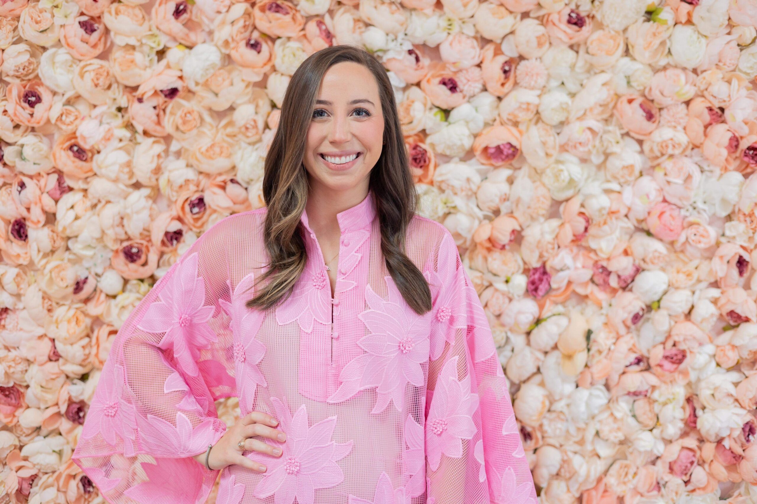 Amy Kondoff of What Amy's Eyeing poses for a beauty portrait