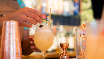 A cocktail at The Mariner in Corpus Christi, Texas.