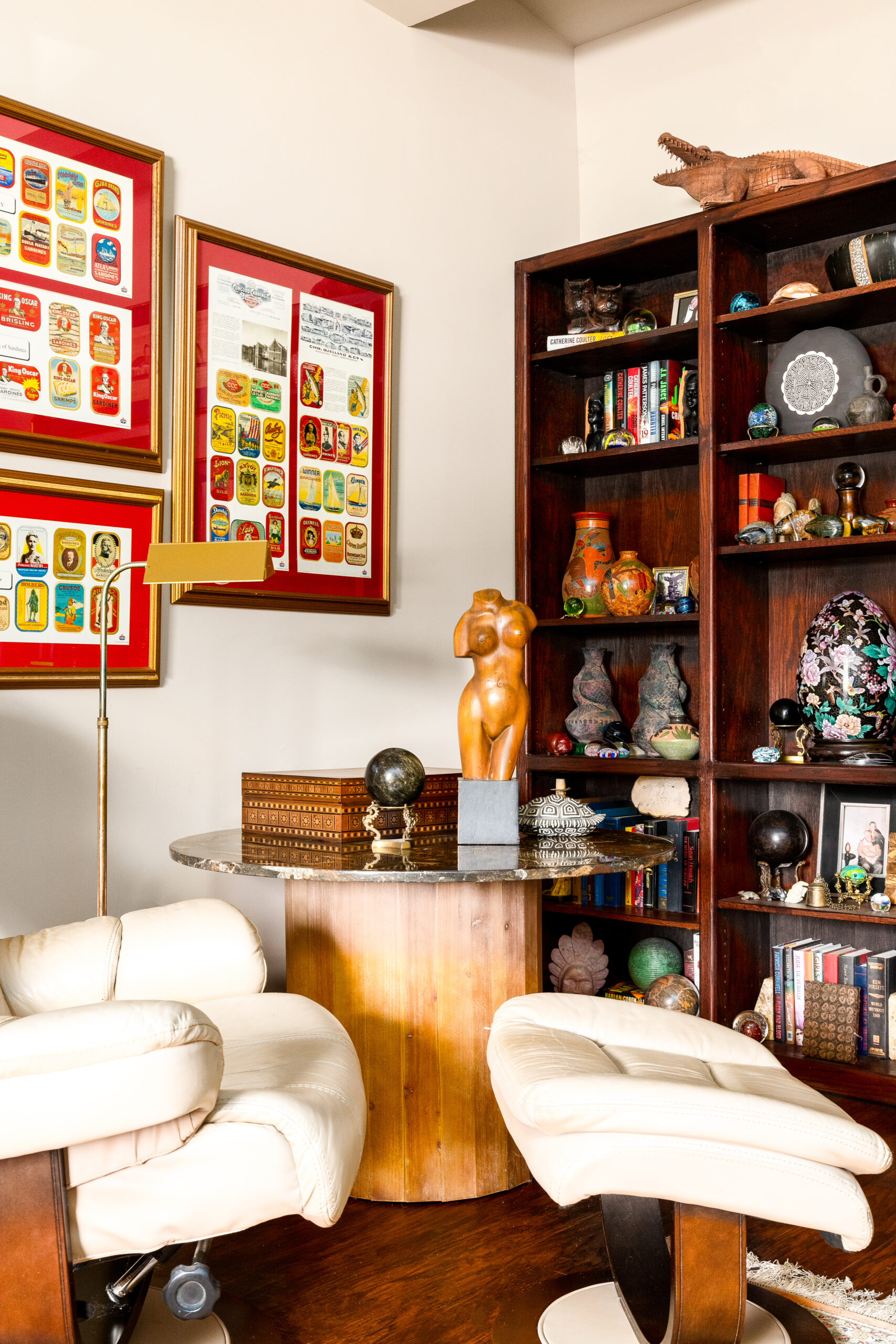 a mid-century modern corpus christi home filled with art and tradition.
