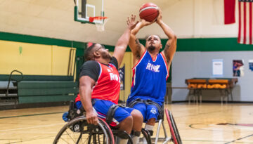 photos of players from Corpus Christi Rimz practicing