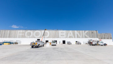 Photo of the new Coastal Bend Food Bank, a recipient of Coastal Bend Day of Giving Funds