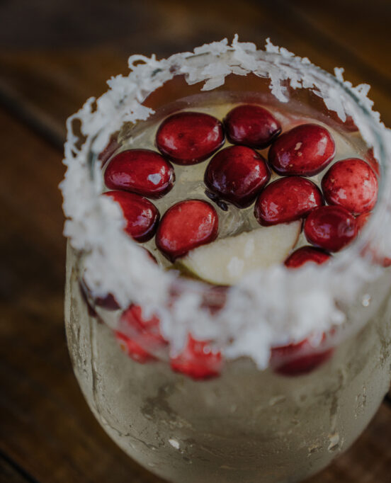 holiday sangria from Tannin's Wine Bar