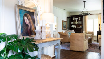 Photo of the sunroom from a charming 1940's Hyde Park home