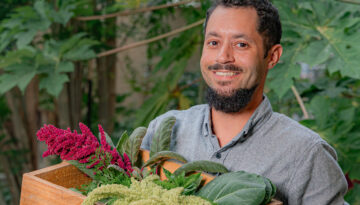 Photograph of the GROW Local South Texas new Executive Director, Tevin Gray